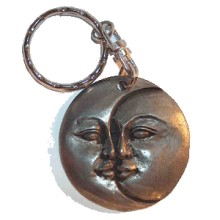 Porte clés Lune et Soleil 