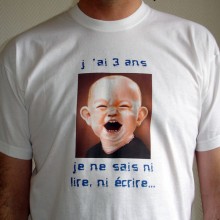 Tee-shirt "J'ai trois ans" 