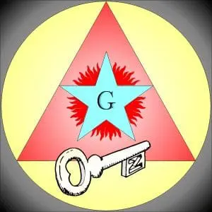 Tableau de loge / cartouche 4e degré REAA