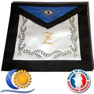 REAA Tablier 4e degré Olivier et Laurier Fabrication France