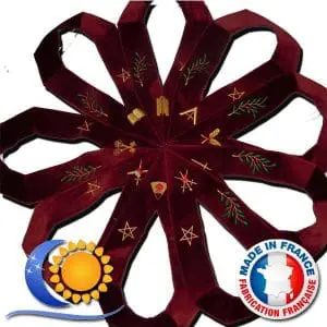 REAA 14e degré jeu de 9 Sautoirs Fabrication France