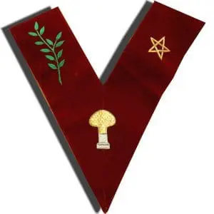 REAA 14e degré Sautoir Garde des sceaux Import