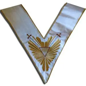 REAA Sautoir 33e degré gloire et glaives fabrication france