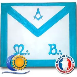 RFG Tablier de maitre MB compas équerre cuir fabrication France