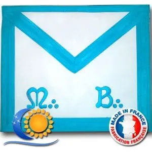 RFG Tablier de maître MB peau d&rsquo;agneau fabrication France 27×32