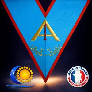 REAA Sautoir brodé fonction 1er surveillant – Fabrication française L&S