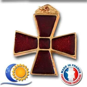Bijou Croix templière pectorale – Fabrication française