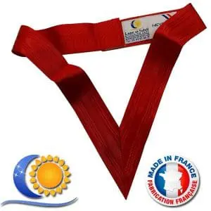 CBCS Collier rouge 3cm pour bijou pectoral