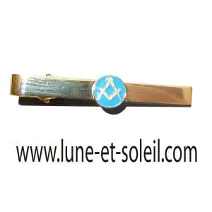 Pince à  cravate fonds bleu royal