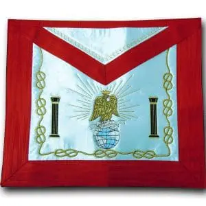 Chapitre Français 4e ordre Tablier Grand Chapitre général du GODF – fabrication française L&S