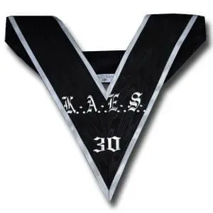 Memphis Misraim sautoir 30e degré Fabrication L&S