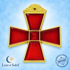 Bijou Croix templière pectorale CBCS