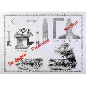 Planche de grade rite York 2e 1 sec