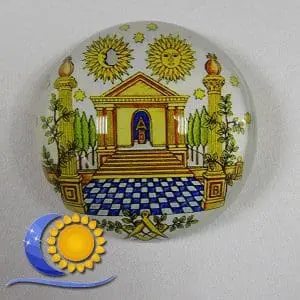 Presse papier dome verre modèle parvis