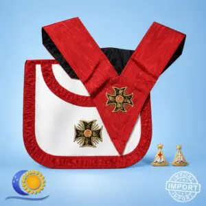 REAA Ensemble 18e degré croix ancrée – Import (bords ronds)